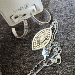 Brighton Pebble Earrings & Nacklace